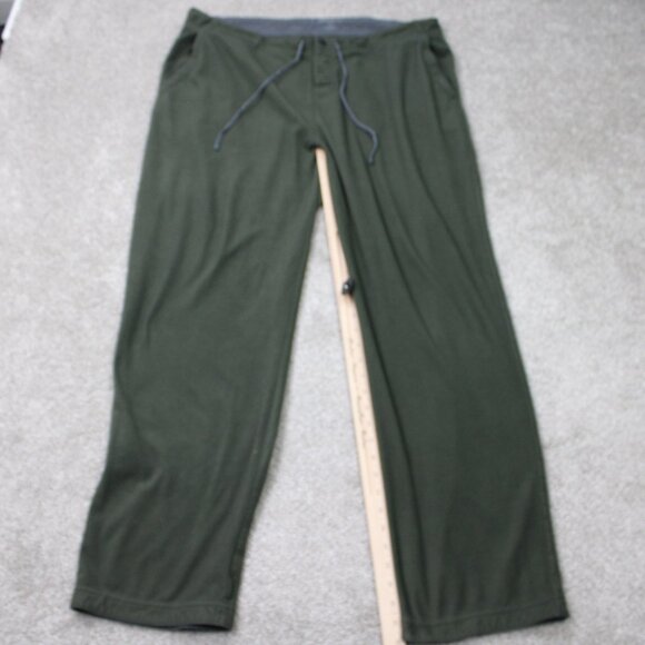 Eddie Bauer Pants Mens XL Green Drawstring Sweatpants Joggers 100% Polyester - Picture 3 of 13